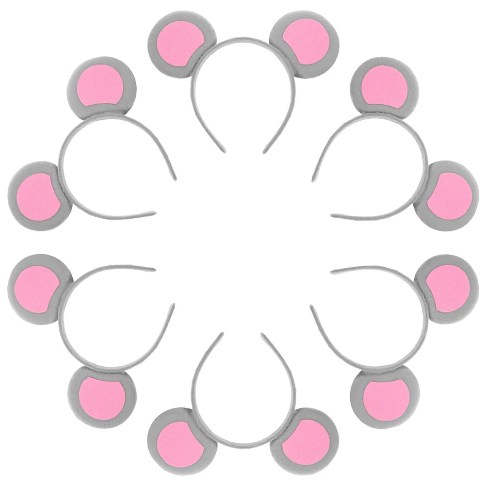 여성용 재미있는 머리띠, 동물 귀, 아기 헤드폰, 소녀 헤어, 귀여운 어린이, 6 개