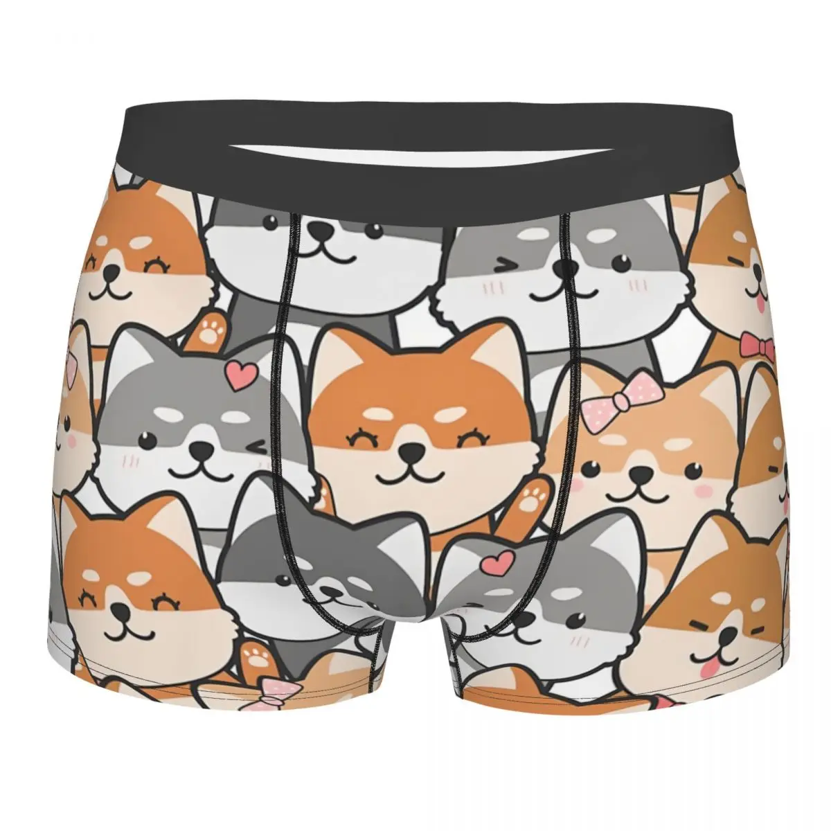 

Cute Face Shiba Inu Underpants Breathbale Panties Man Underwear Comfortable Shorts Boxer Briefs