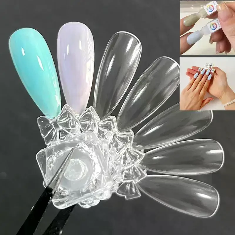 Présentoir magnétique de faux ongles, carte de couleur naturelle claire, support de Gel pour vernis à ongles, Palette de manucure, outil de pratique de la colle des ongles
