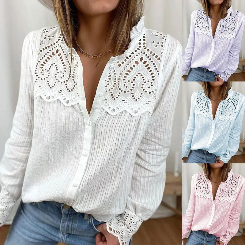 TEELYNN Boho Long Sleeve Shirts for Women Casual Ruffles O-neck Maxi Summer Shirt 2022 Vintage Beach Wear Loose White Blouses