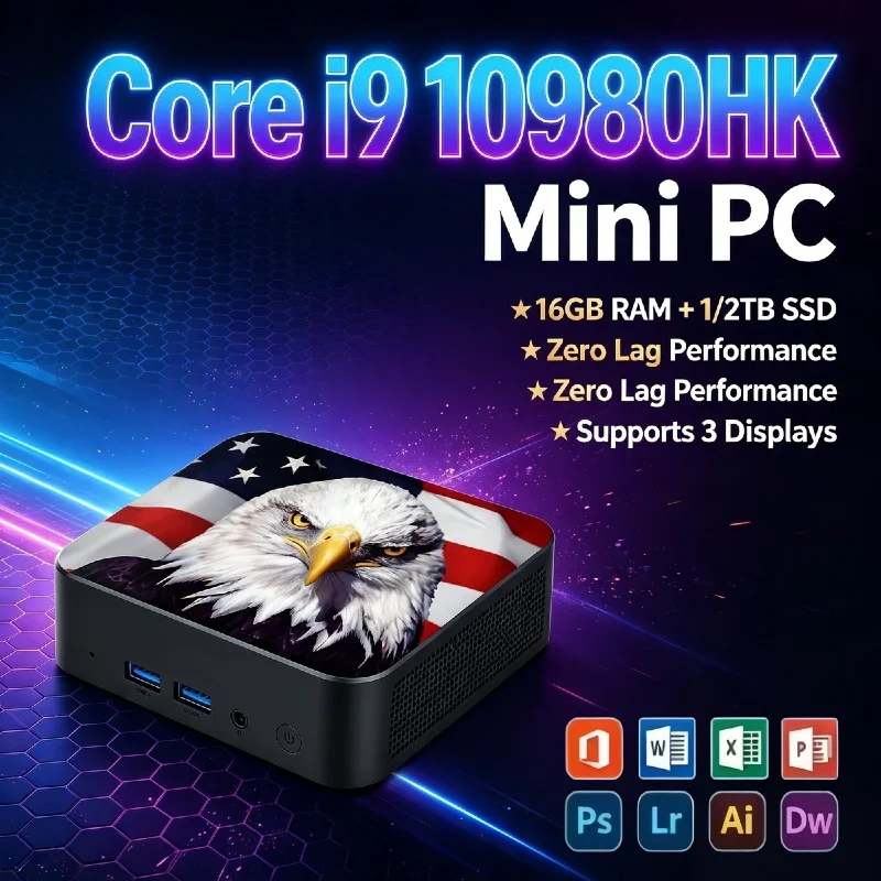 インテル-i9-10980hk-2026-ミニpc-16gb-ram-1tb-2tb-nvme-ssd-4k-wifi6-bt52-コンパクトデスクトップ-オフィス・ゲーミング用