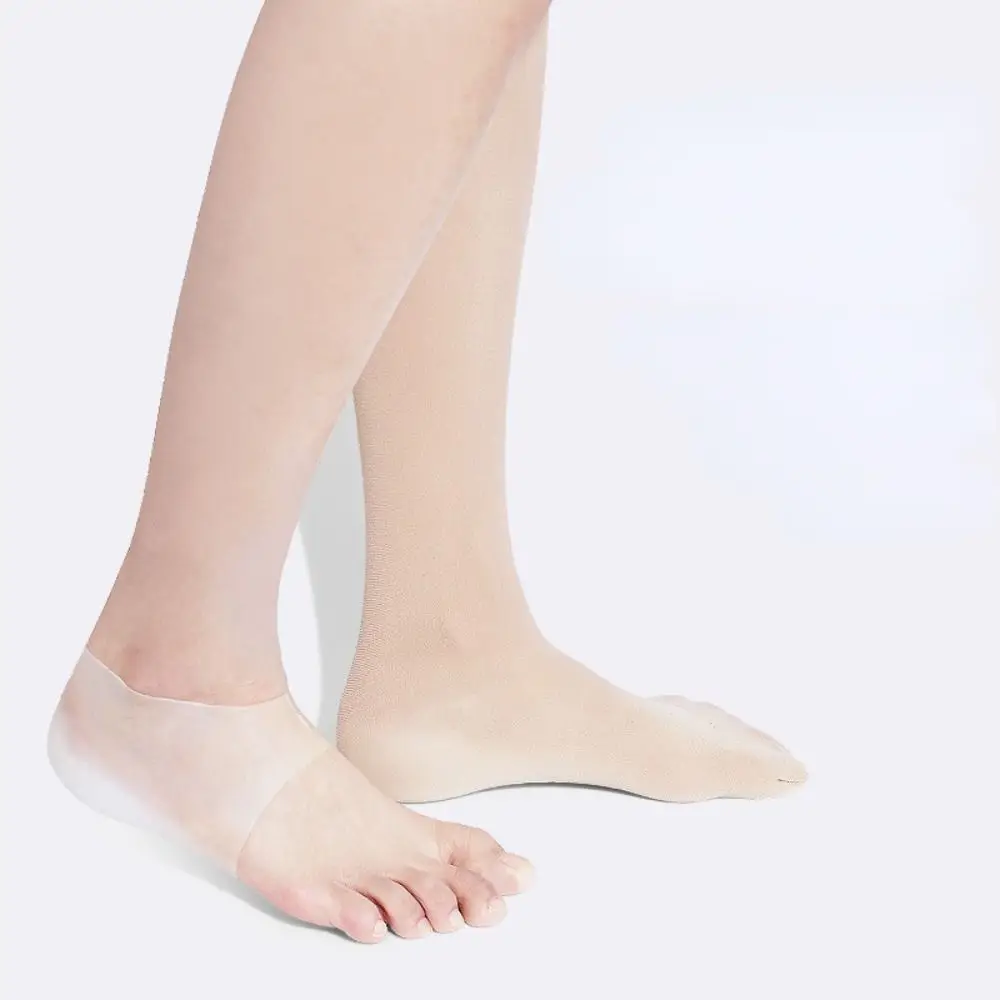 Portable Invisible Height Increased Insole Silicone Elastic Heel Cushion 2-6cm Insoles Unisex Gel Heel Pads image 5