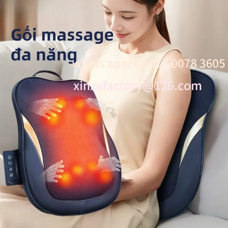 

Customizable Back Waist Cervical Massager Waist Neck Dual-purpose multifunctional Massage Cushion Massager Pillow