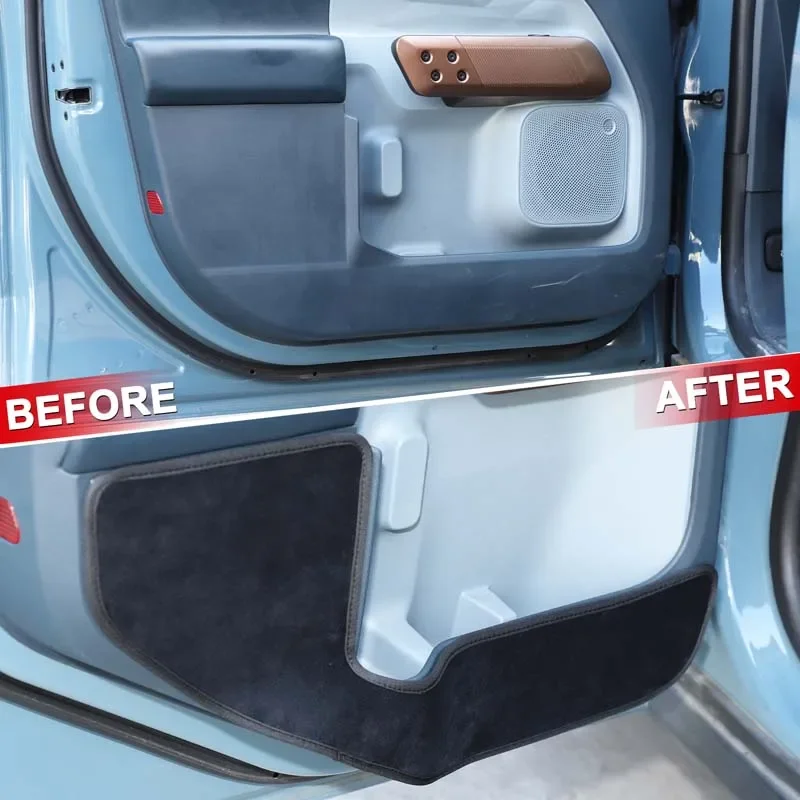 

For 2022 2023 2024 2025 Ford Maverick Car Door Anti-Kick Pads Protector Anti-scratch Car Interior Decoration Auto accessories