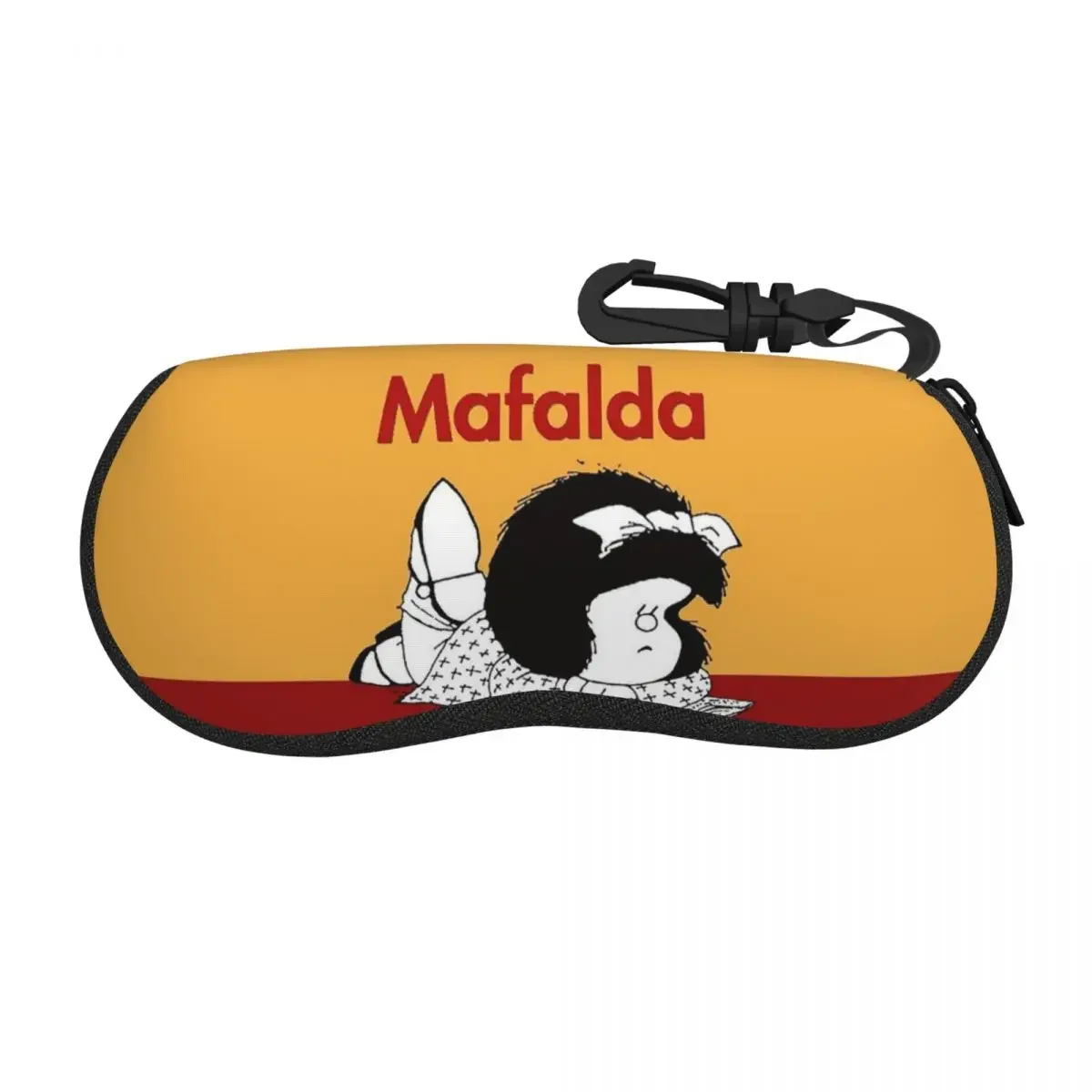 Amine Mafalda Glasses Case Men Women Printing Accessories Kawaii Cartoon Eyewear Storage Box Charming Glasses Box