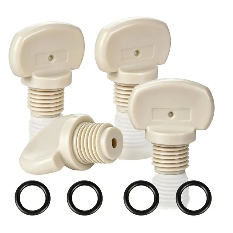 ABHS-For Pentair Whisperflo Intelliflo Compatible 4 Pack Pool Pump Drain Plug Replacement Part-071131