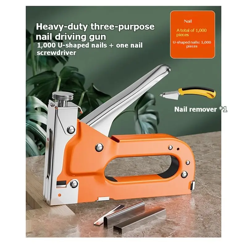 Y50A-Stapler Heavy Duty For Numerous Kinds Of Projects Such As An Assortment Of Things, House Wrap, Wiring, Flooring Etc