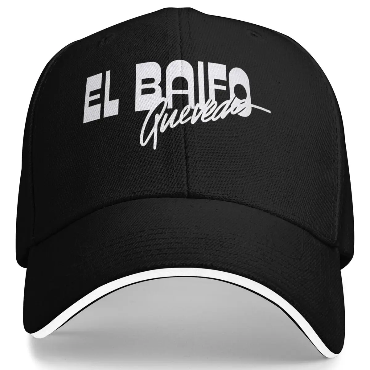 Czapka z daszkiem QUEVEDO EL BAIFO 2026, dopasowana, retro, typu trucker, wiosenna, męska, damska, sportowa, na zewnątrz, z zapięciem snapback