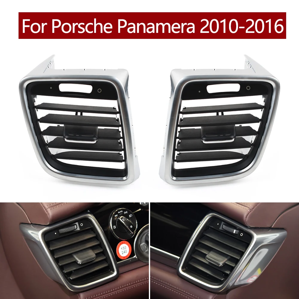 Car Front Left Right AC Vent Grille Air Vent Panel For Porsche Panamera 2010 2011 2012 2013 2014 2015 2016 970552132