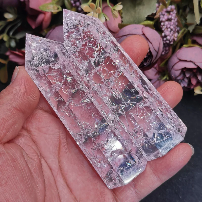 Wholesale Natural Crystal Tower Wand Point Creak Quartz