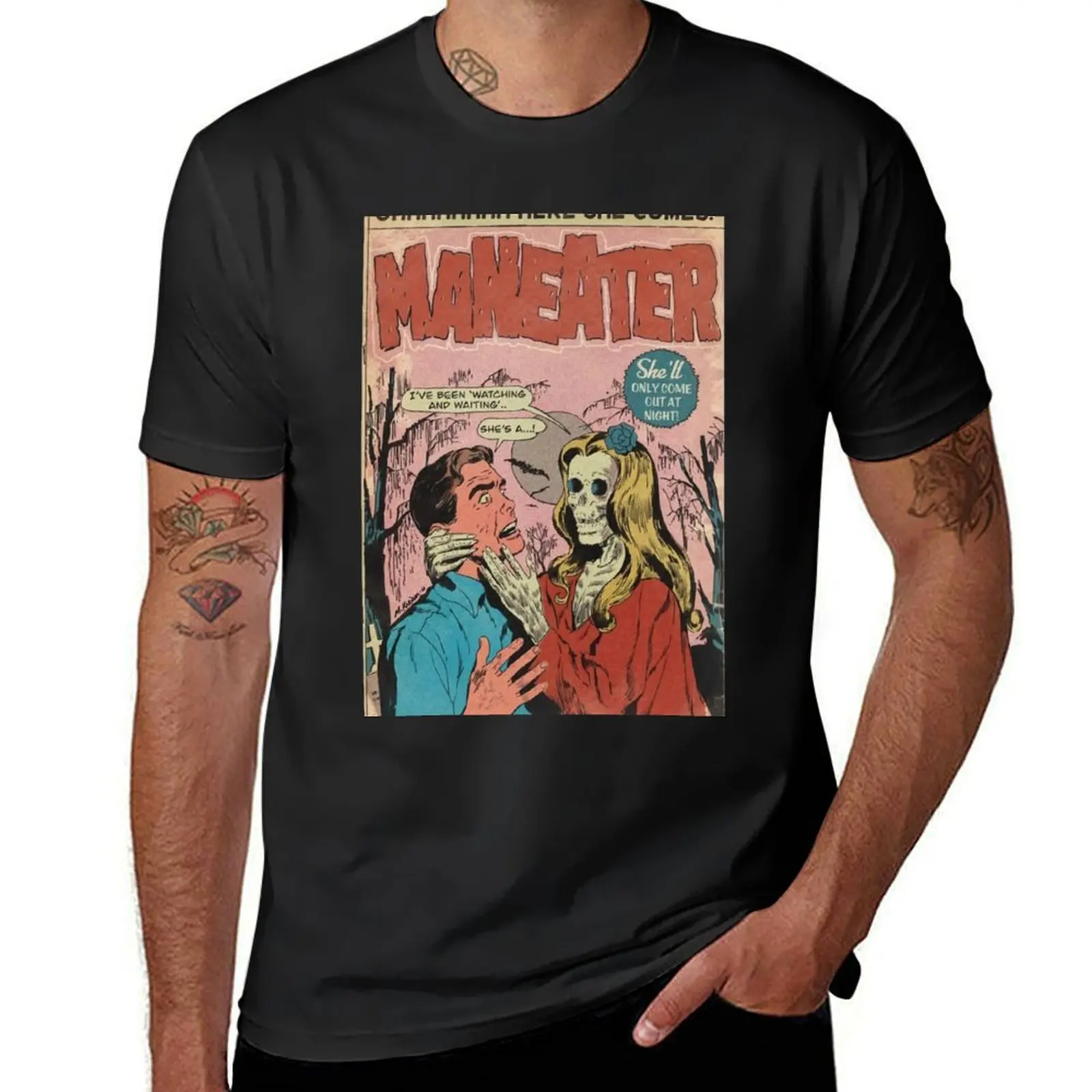 

Maneaters Hall T-Shirt quick-drying blacks t shirt men