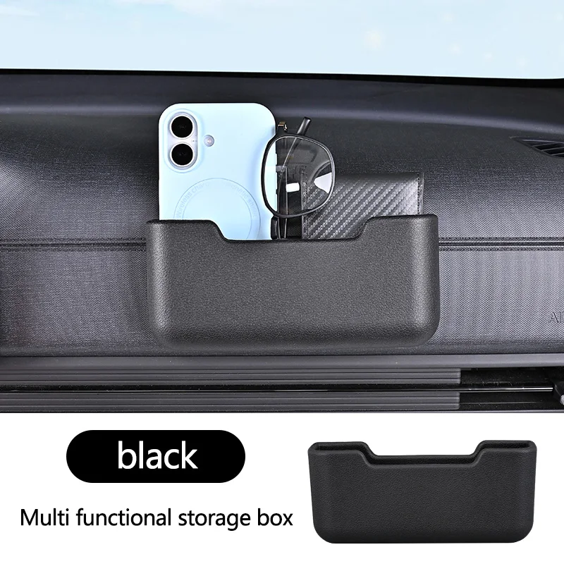 Consola de Cuero PU para Auto - Bolsillo Lateral para Puerta - Caja de Almacenamiento para Espacio entre Asientos - Accesorios Adhesivos para Interior de Auto - Bolsa de Almacenamiento Universal para Auto