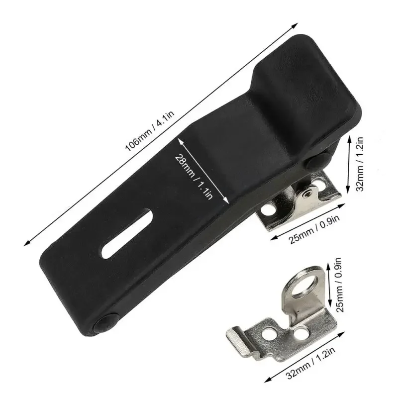 

For Polaris For Sportsman Front Storage Rack Rubber Latch Easy Installation with Hidden Mount & Hook for Various Models