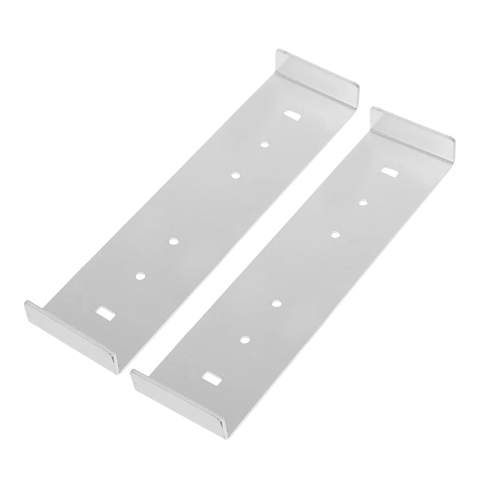 

2 pcs Mailbox Mounting Bracket Heavy Duty Aluminum Alloy Base Plate For Wood Post Space Saving Mailbox Brackets For Post