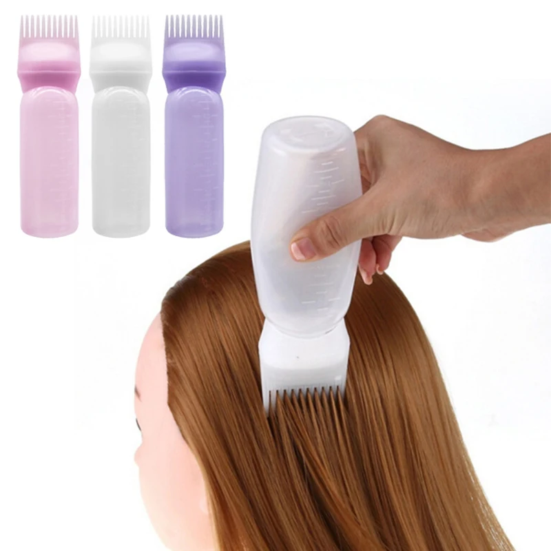 Flacone applicatore di olio per capelli da 120ml flacone di Shampoo per parrucchieri tintura per capelli bottiglia riutilizzabile colorazione dei capelli strumenti per lo Styling dei parrucchieri