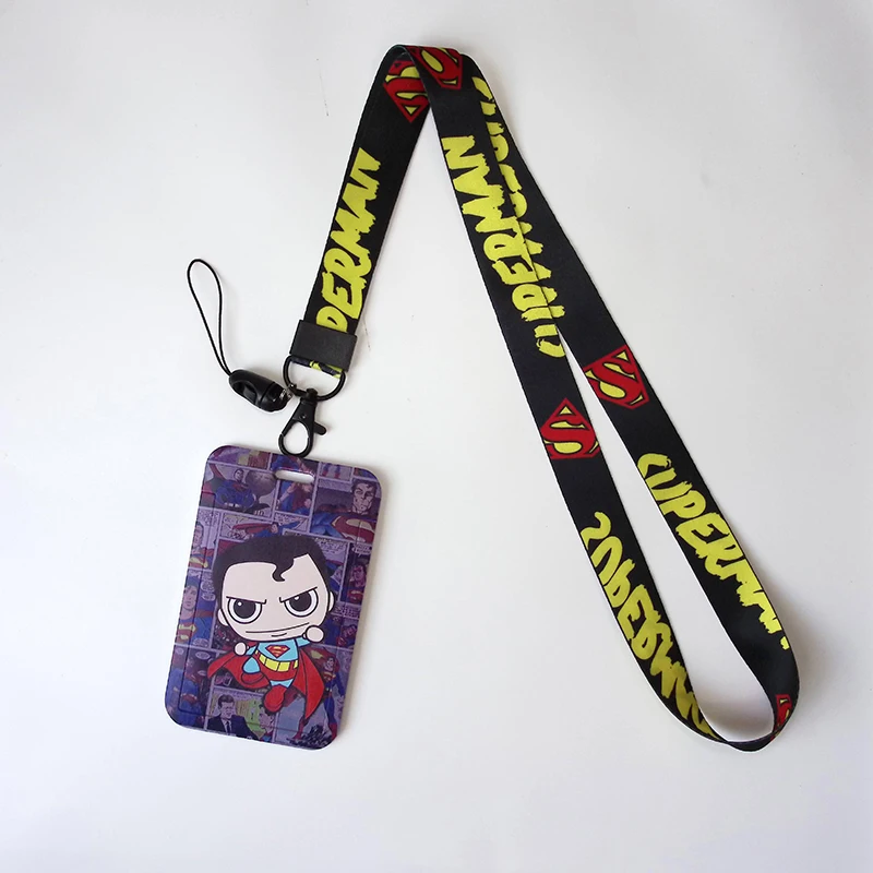 Anime Credential HolderCool Keychain Lanyard For Keys ID Card Sleeve Badge Holder Cartoon Keyring Neck Straps Phone Rope