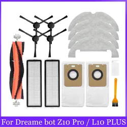 Dla Dreame bot Z10 Pro / L10 PLUS XiaoMi Mijia STYTJ05ZHM Auto-pusty Robot główny/boczny filtr szczotka akcesoria do odkurzacza