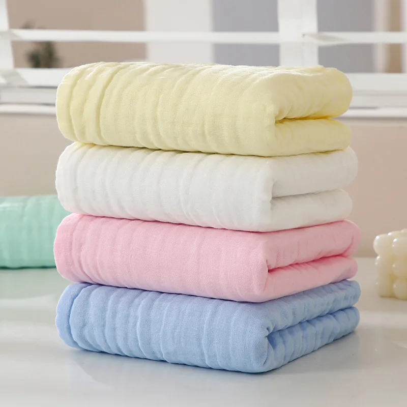 Six-layer Gauze Towel for Infants and Toddlers Adult Bath Towel  Sweat Towel Class A Cotton Gauze, Highly Absorbent