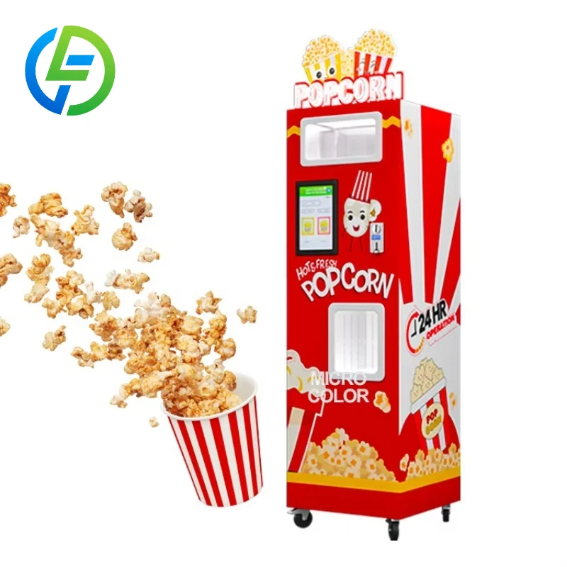 Customized Hot-Selling Popular Fully Automatic Popcorn Vending Machine for Commercial Business Pop Corn Machine