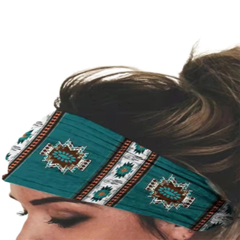 Wide Twist Hairbands Women Sport Hair Band Silk Head Scarf Satins Hair Wrap Hair Accessories for Various Occasion