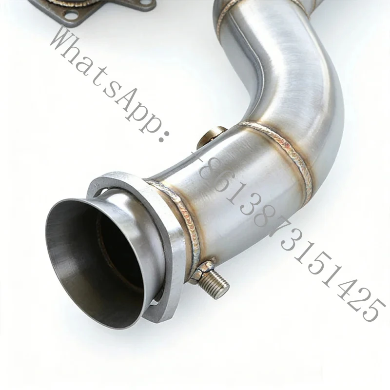 Exhaust manifold suitable 6.0l 2002-2009 SS304 final assembly retrofit exhaust pipe installation