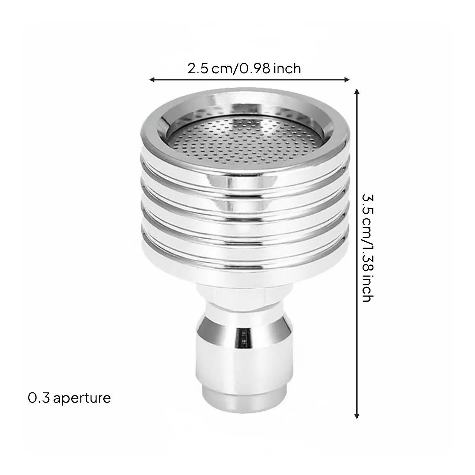 Pressure Sprayer Nozzle Stainless Steel Water Mounted for High Pressure Washer for Patio Surfaces and Automotive Wash