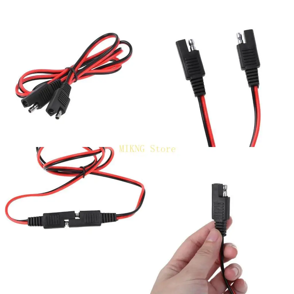 SAE Extension Cable 1M 2 Pin SAE Plug Quick Disconnect SAE Power Extension Cord best sale