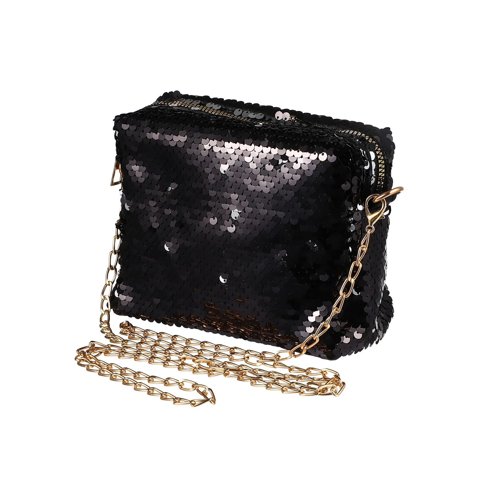 

Sequin Bag Fancy Dress Tote Women Crossbody Wallet Purse Clutch Bags Black Silver