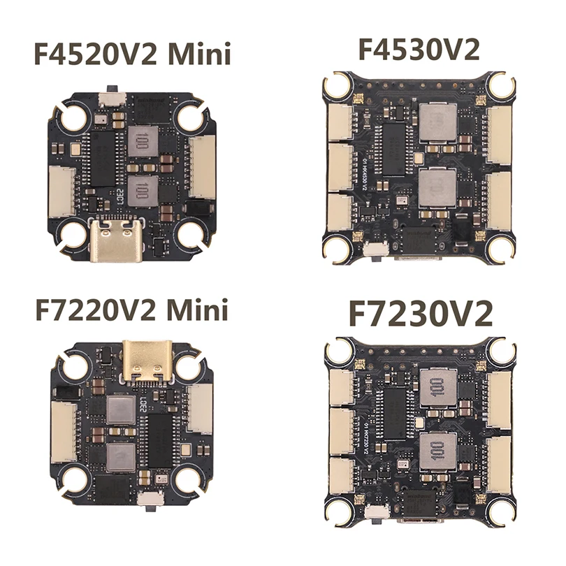 

Мини контроллер полета HAKRC F405 V2 F722 V2 2-6S барометр гироскоп двойной BEC 5 V/3A 9V/2.5A для FPV Дрон видеопередача