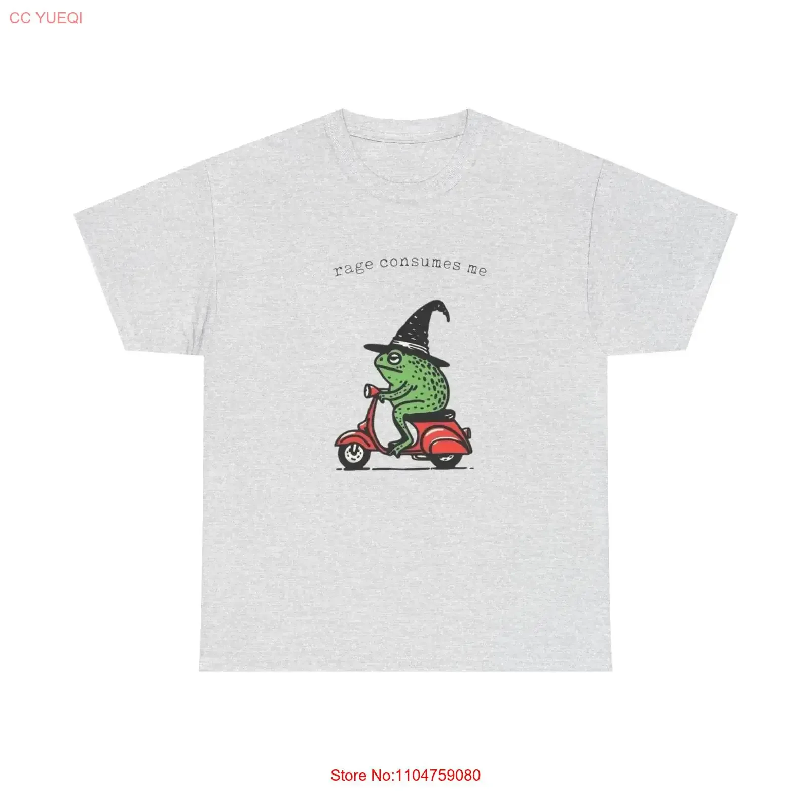 Rage Consumes Me Hilarious Frog T Shirt NEW Heavy Cotton vintage Washed Unisex Slightly Versatile Casual Soft designer clothes
