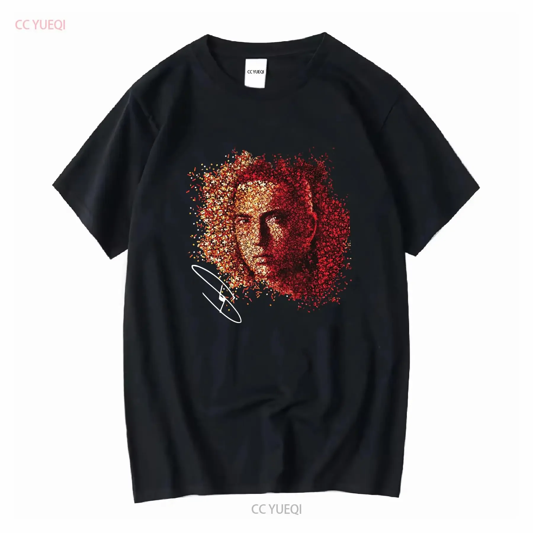 New Eminem Relapse Album T Shirt Popular Black All Size THA1432 vintage Washed designer clothes Top For Everyday Wear Stretched