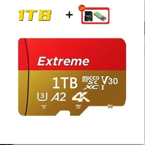 2024 1TB Mini Flash SD card 128GB High Speed Memory Card 256GB Class10 Micro TF/SD 512GB Smart SD Card for Smartphone/PC/Camera