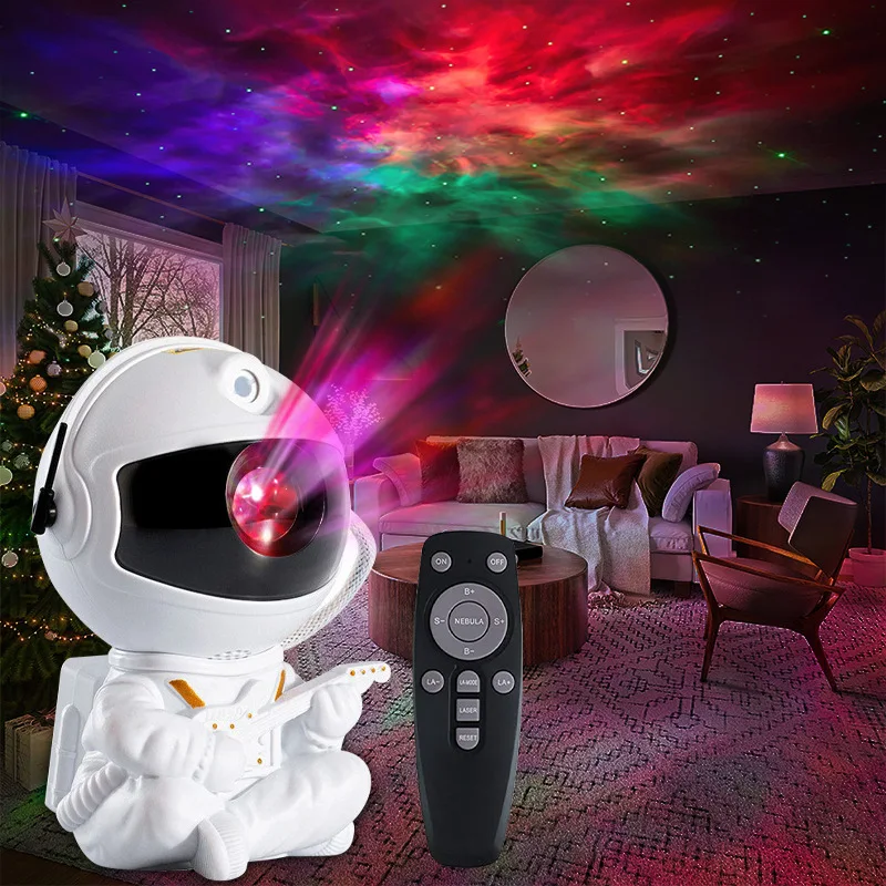 360°Adjustable Astronaut Galaxy Projector Night Light Led Bedroom Night Lamp Kids Star Galaxy Lighting for Decoration