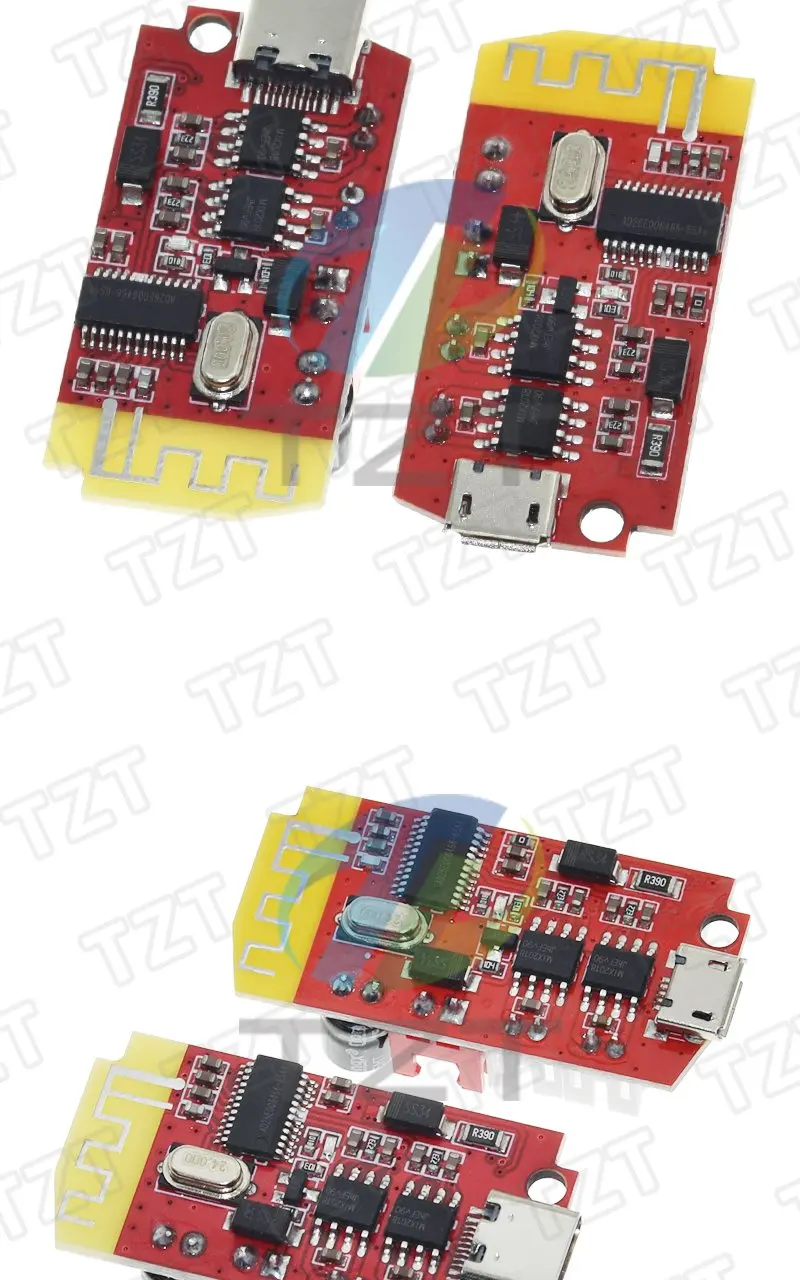 DC 3.7V 5V 5W Digitale Audio-Verstärkerplatine Doppelplatte DIY Bluetooth-5.0 Lautsprecher-Sound-Musikmodul Typ-C/Micro-USB – Detail 5