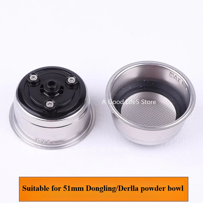 

Подходит для аксессуаров для ручек кофемашины Dongling, чашка для чаши для порошка из нержавеющей стали 304, 6001/7001/500S/500