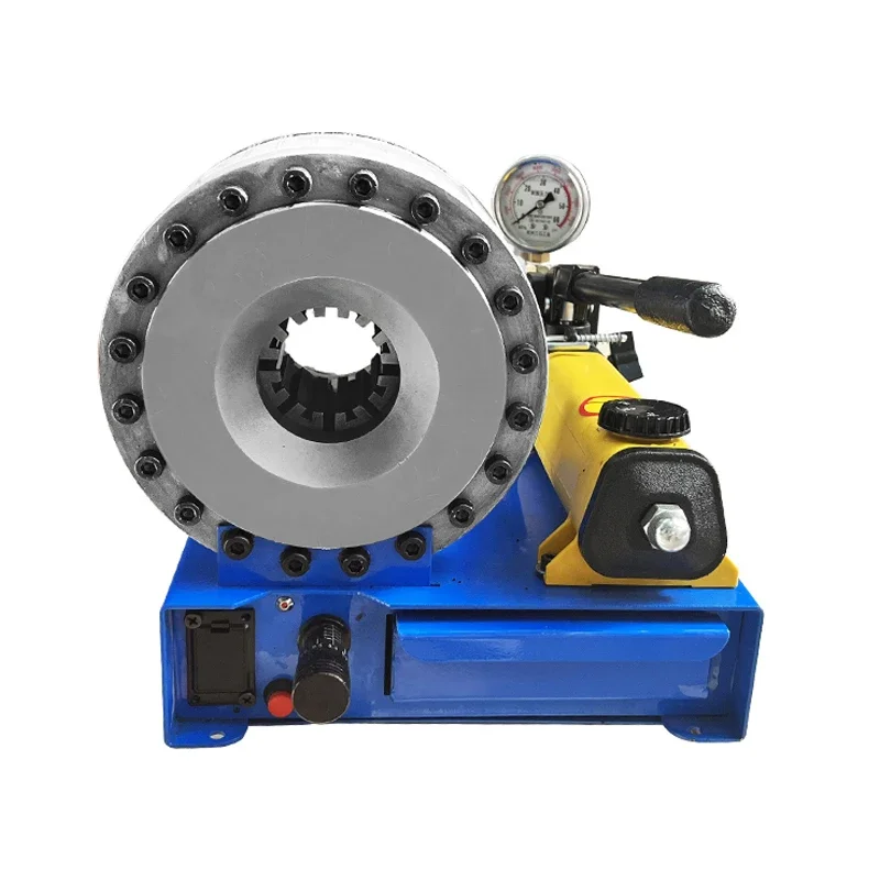 Professional Manual Portable Rubber Pipe Hose Press Hand Operated Hydraulic Hose Crimping Machine