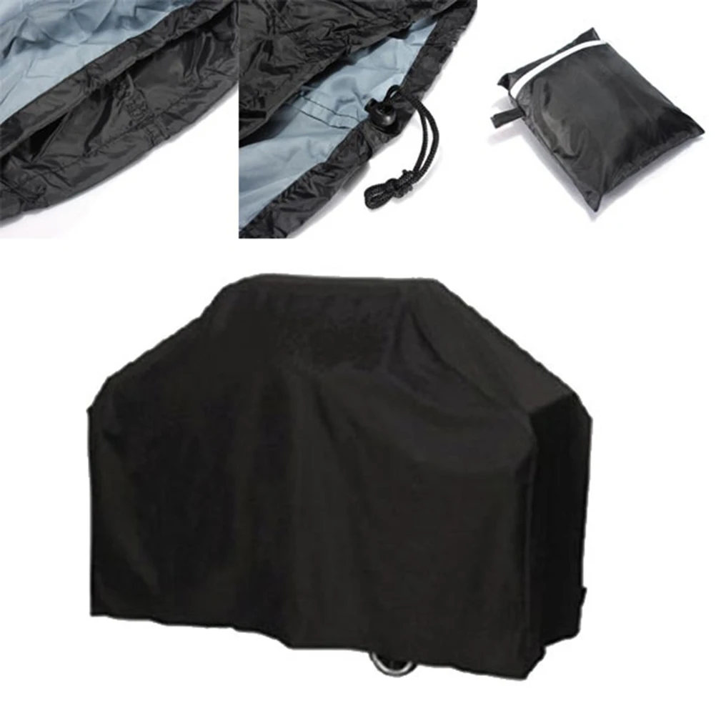 

Grill Cover Large Barbecue Waterproof Dust Proof Outdoor Bbq Protector Durable Easy Cleaning Sunlight Rain Protection