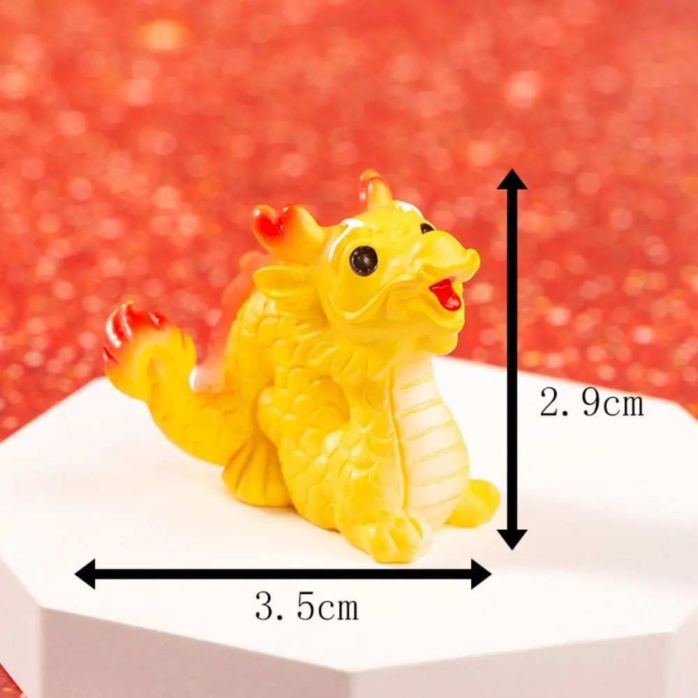 

Cute Mini Twelve Zodiac Figurines DIY Handmade Zodiac Figurines Miniature Cartoon Resin Crafts Micro Landscape Decoration