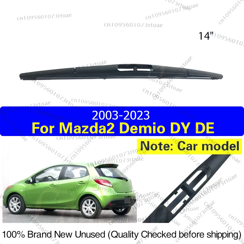 

14" Rear Windshield Windscreen Washer Wiper Blade For Mazda2 Mazda 2 Demio DY DE 2003 - 2023 Car Accessories Accsesories