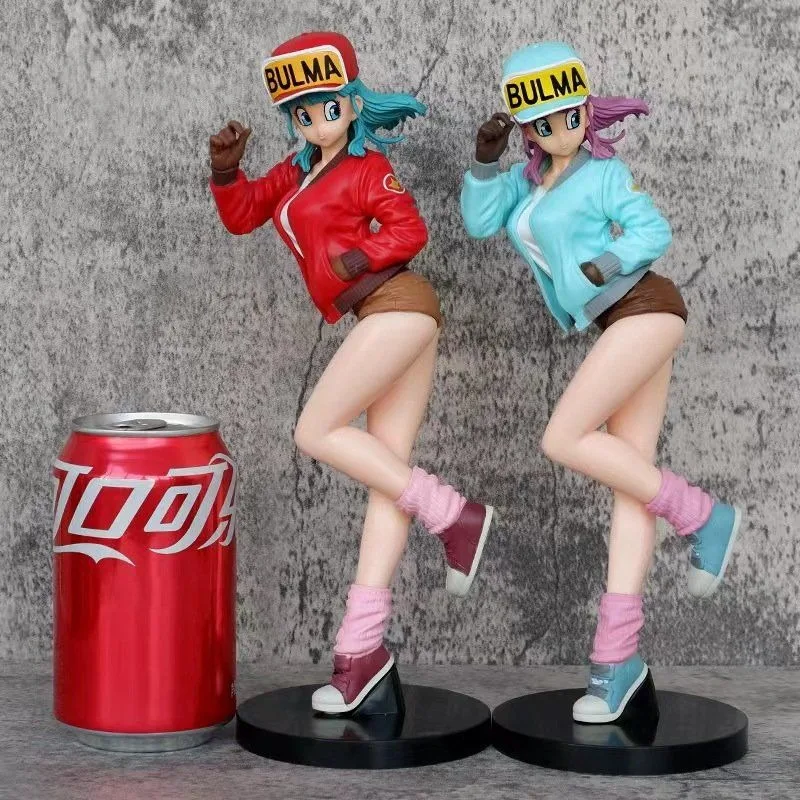 7.87in/26cm Anime Figure Dragon Ball Z Bulma Action Figures Pvc Statue Model Collection Desk Decora Doll Gifts Figurine Doll