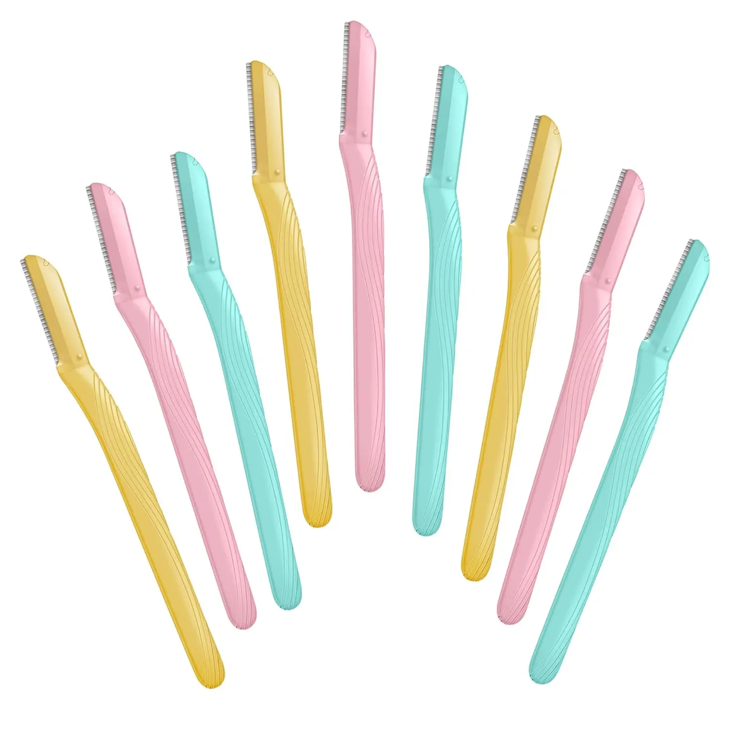 Dermaplaning Tools for Women, Peach Skin Hair Remover, Facial Hair Removal, Exfoliating Facial Razor with Micro-Protective Blades