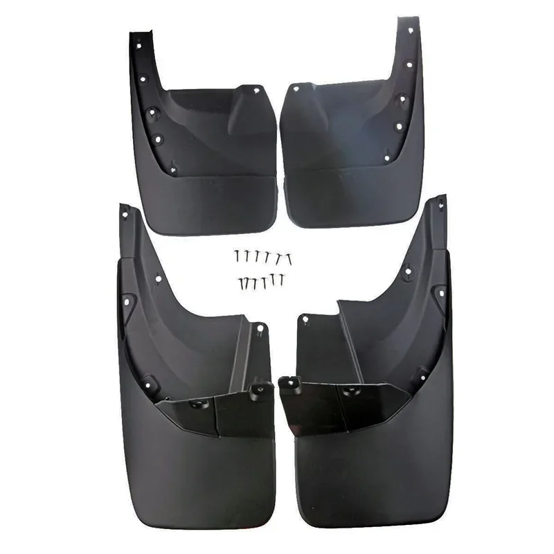 4x Splash Guard Mud Flaps For Toyota Land Cruiser Prado FJ150 2010 2011 2012 2013 2014 2015-2017 Front & Rear Mudflaps Mudguard