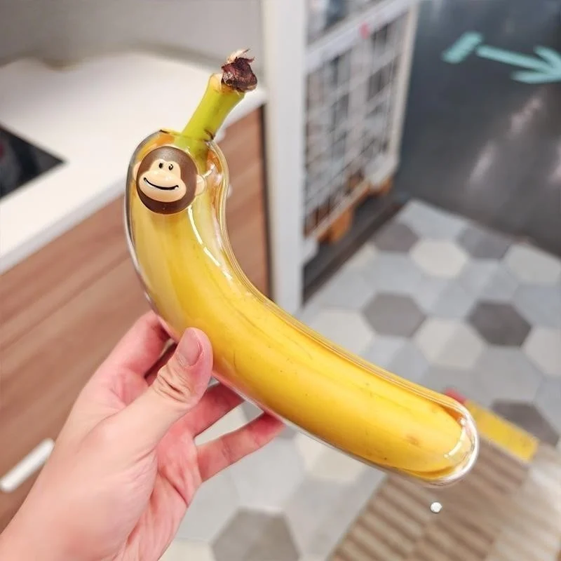 

Портативный пластиковый контейнер для хранения бананов для детей, для путешествий, пикников и прогулок, защитный футляр для бананов с защитой от повреждений