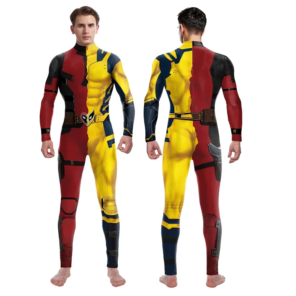 Vrouwen Sperheld Wolverine Deadpool Cosplay Jumpsuit Halloween Zenti James Howlett Party Bodysuit Wolverine Cosplay Kostuum