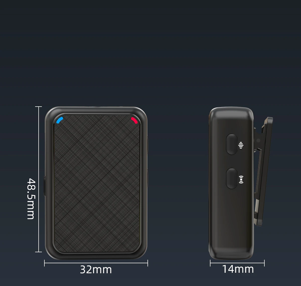 Micrófono inalámbrico Lavalier, receptor de RF cuadrado, Clip de cuello, solapa, sistema de micrófono en vivo para teléfonos con cámara, transmisión DV