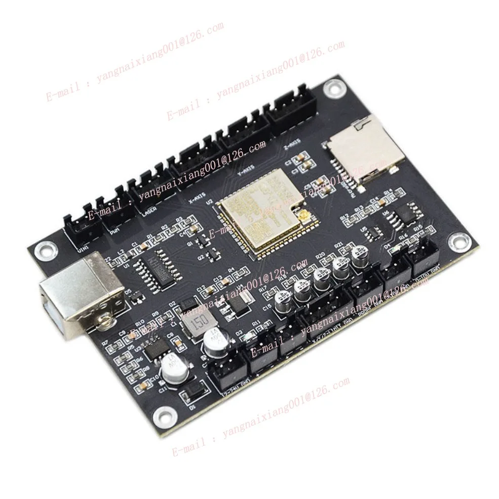 Laser/CNC Engraving Machine Control Board,CNC Shield,WIFI,USB Port,3 Axis Control,Offline Controller Motherboard Control Card