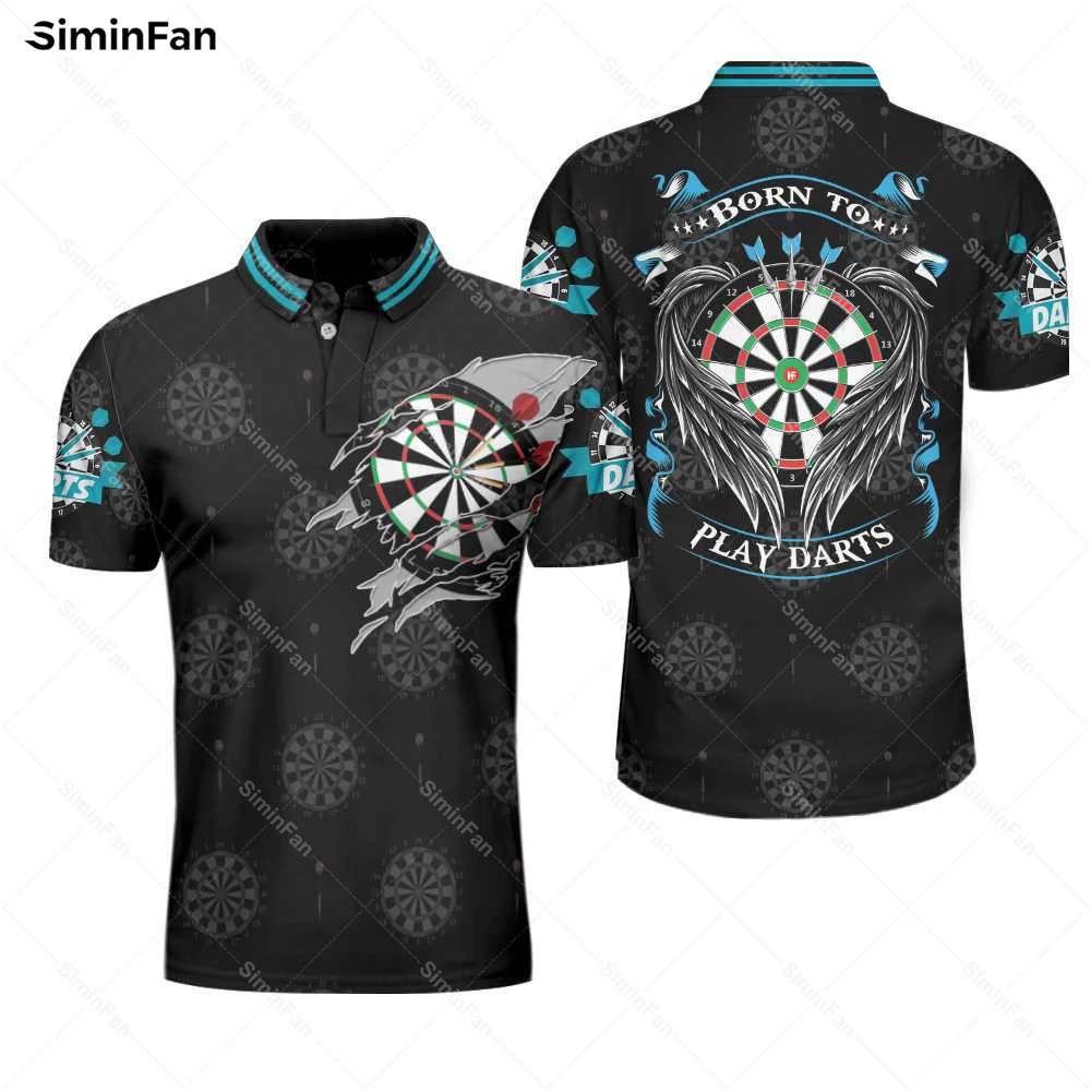 Play Darts Drink Beer 3D Full Printed Polo Shirts Tennis Tshirt Men Female Casual Tops Summer Tees Unisex Fashion Streetwear 01