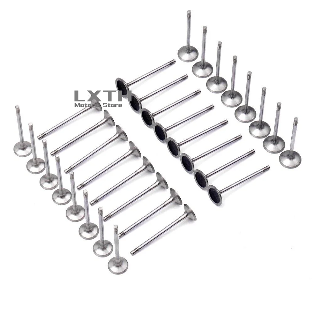 32pcs Engine Valves Set A11347609941 A11347609942 For BMW 550i 750i M5 M6 X5 X6 F10 F85 F90 N63N S63N 4.4