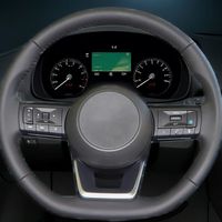 Custom Car Steering Wheel Cover For Nissan XTrail T32 X-Trail X Trail ниссан х трейл t32 Leather Braid