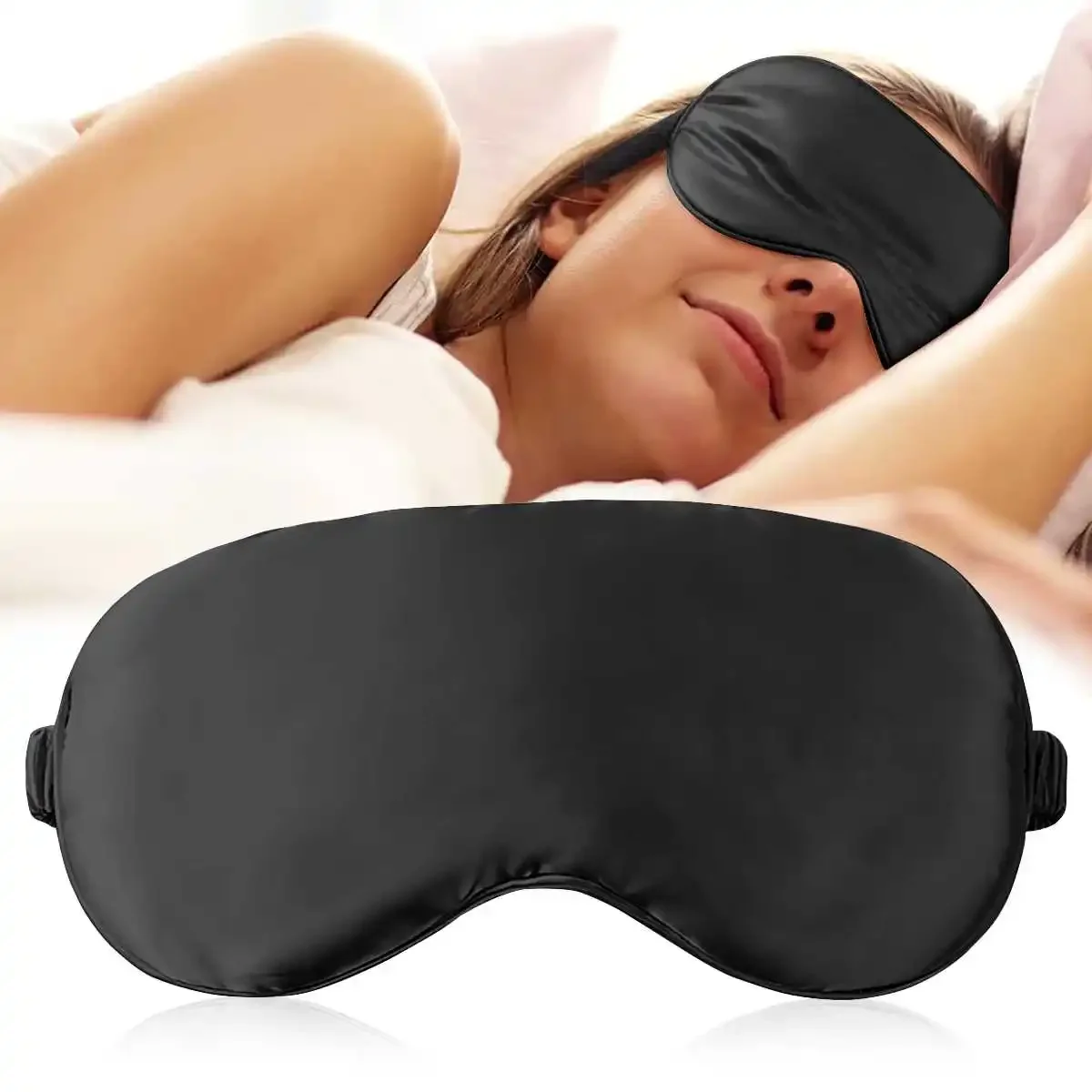 Eye Mask Block Light Sleeping Shield Eye Eyepatch Blindfold Night Sleep Face Mask  Lunch Break Travel Relax Cover Eyeshade
